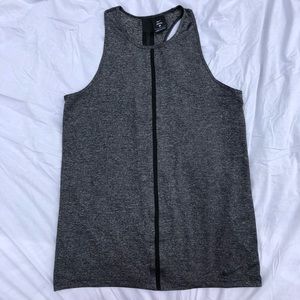 Nike Pro Heather Grey Hypercool Racerback Tank Top